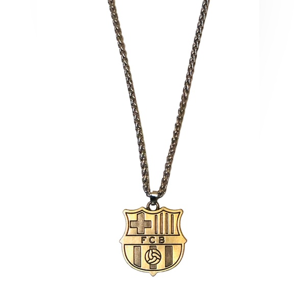 FC Barcelona Necklace- Soccer Pendant - Picture 3 of 9
